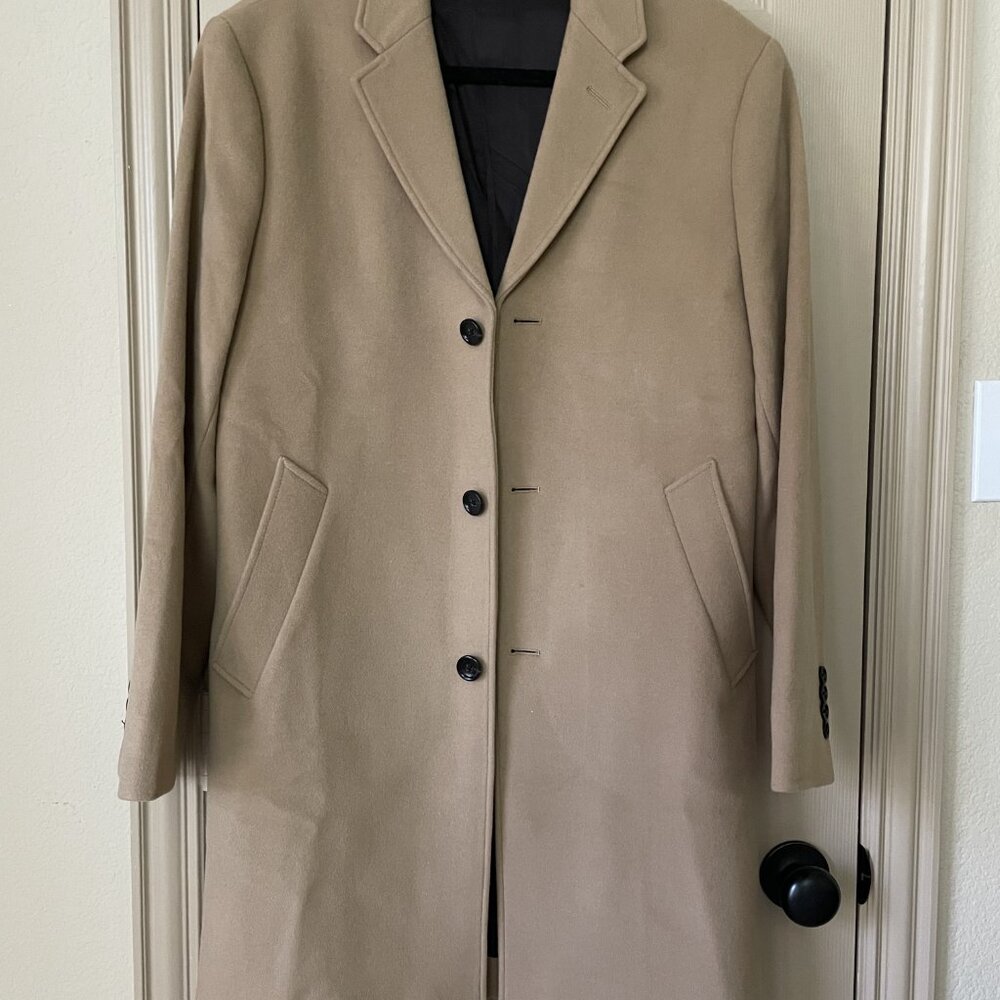 J.Crew Wool & Cashmere Camel Coat